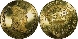 10 Доллар США (1776 - ) Золото 