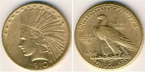 10 Доллар США (1776 - ) Золото 