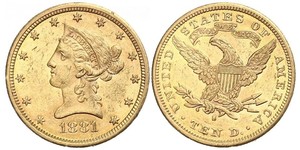 10 Доллар США (1776 - ) Золото 