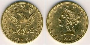 10 Доллар США (1776 - ) Золото 
