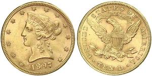 10 Доллар США (1776 - ) Золото 