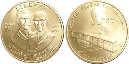 10 Доллар США (1776 - ) Золото 