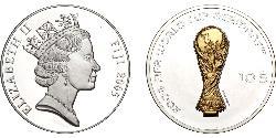 10 Доллар Fiji (1970 - ) Золото/Серебро Елизавета II (1926-2022)