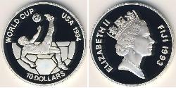 10 Доллар Fiji (1970 - ) Серебро 