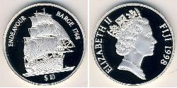 10 Доллар Fiji (1970 - ) Серебро 