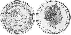 10 Доллар Австралия (1939 - ) Серебро Елизавета II (1926-2022)