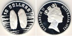 10 Доллар Австралия (1939 - ) Серебро 