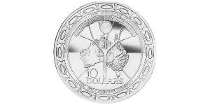 10 Доллар Австралия (1939 - ) Серебро Елизавета II (1926-2022)