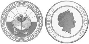 10 Доллар Австралия (1939 - ) Серебро Елизавета II (1926-2022)