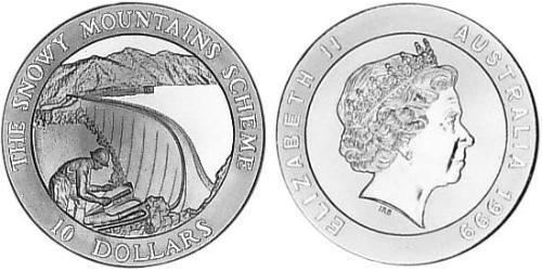 10 Доллар Австралия (1939 - ) Серебро Елизавета II (1926-2022)