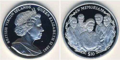 10 Доллар Виргинские о-ва Серебро 