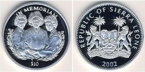 10 Доллар Сьерра-Леоне (1961 - ) Серебро 
