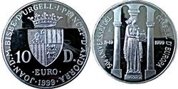 10 Дінер Andorra (1278 - ) Срібло 