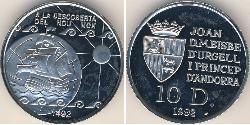 10 Дінер Andorra (1278 - ) Срібло 