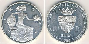 10 Дінер Andorra (1278 - ) Срібло 