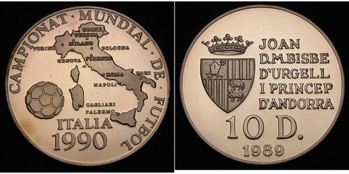 10 Дінер Andorra (1278 - ) Срібло 