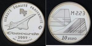 10 Евро Франция Серебро 