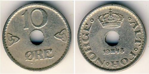 10 Ере Норвегія Нікель/Мідь 
