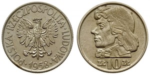 10 Злотий Польська Народна Республіка (1952-1990)  