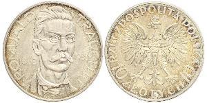 10 Злотый Польская Республика (1918 - 1939) Серебро Траугутт, Ромуальд