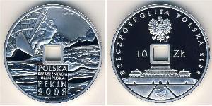10 Злотый Республика Польша (1991 - ) Серебро 