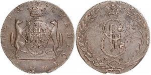 10 Копейка Российская империя (1720-1917) Медь Екатерина II (1729-1796)