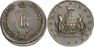 10 Копійка Російська імперія (1720-1917) Мідь Катерина II (1729-1796)