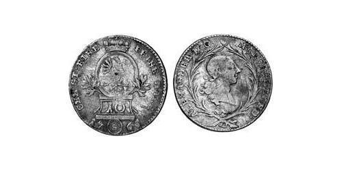 10 Крейцер Ансбах (1398–1792) Срібло Charles Alexander, Margrave of Brandenburg-Ansbach (1736 – 1806)