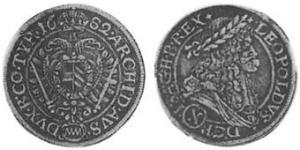 10 Крейцер Священна Римська імперія (962-1806) Срібло 