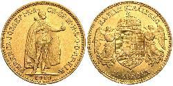 10 Krone Reino de Hungría (1000-1918) Oro Franz Joseph I (1830 - 1916)