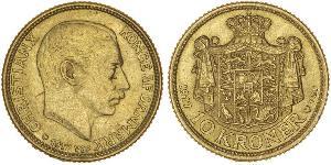 10 Крона Данія Золото Christian X of Denmark (1870 - 1947)