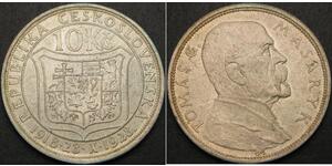 10 Крона Чехословакия (918-1992) Серебро 