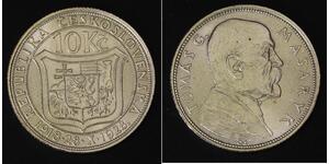 10 Крона Чехословакія (1918-1992) Срібло 