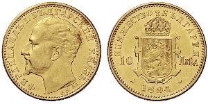 10 Лев Болгария Золото Фердинанд I, царь Болгарии (1861 -1948)