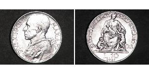 10 Лира Ватикан (1926-) Серебро Пий XII  (1876 - 1958)