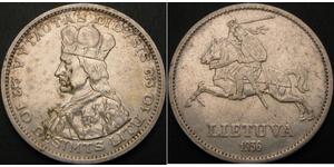 10 Літ Литва (1991 - ) Срібло Вітовт