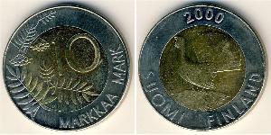 10 Марка Фінляндія (1917 - ) Біметал 