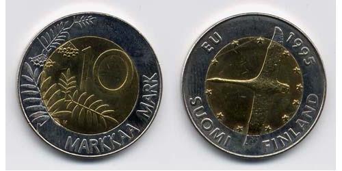 10 Марка Фінляндія (1917 - ) Біметал 