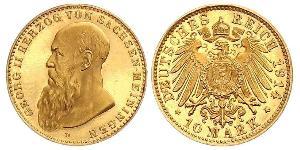 10 Марка null Золото Georg II, Duke of Saxe-Meiningen