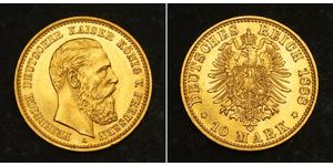 10 Марка Королівство Пруссія (1701-1918) Золото Фрідрих Вільгельм III, король Пруссії  (1770 -1840)