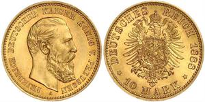 10 Марка Королівство Пруссія (1701-1918) Золото Фрідрих Вільгельм III, король Пруссії  (1770 -1840)