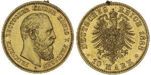 10 Марка Пруссия (королевство) (1701-1918) Золото Фридрих Вильгельм III, король Пруссии (1770 -1840)