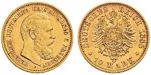 10 Марка Пруссия (королевство) (1701-1918) Золото Фридрих Вильгельм III, король Пруссии (1770 -1840)