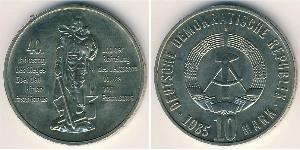 10 Марка Германская Демократическая Республика (1949-1990) Никель/Медь 