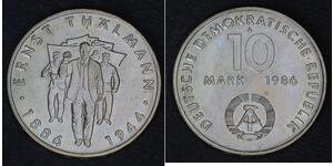 10 Марка Германская Демократическая Республика (1949-1990) Никель/Медь 