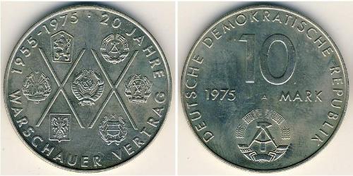 10 Марка Германская Демократическая Республика (1949-1990) Никель/Медь 