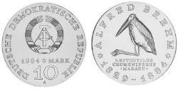 10 Марка Німецька Демократична Республіка (1949-1990) Срібло 
