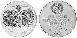 10 Марка Німецька Демократична Республіка (1949-1990) Срібло 