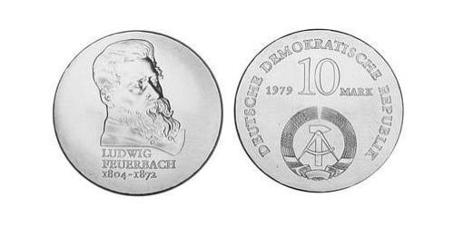 10 Марка Німецька Демократична Республіка (1949-1990) Срібло 