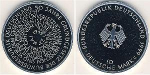 10 Марка Німеччина Срібло 